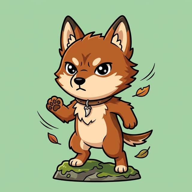 野生の血が騒ぐ犬