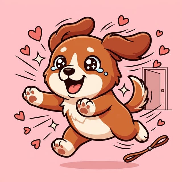 おかえりダッシュ犬