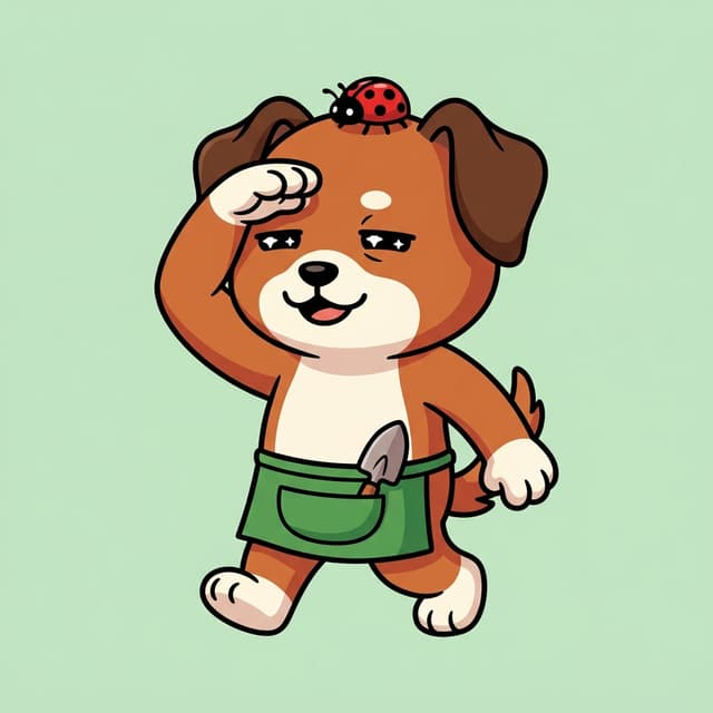 裏庭パトロール犬