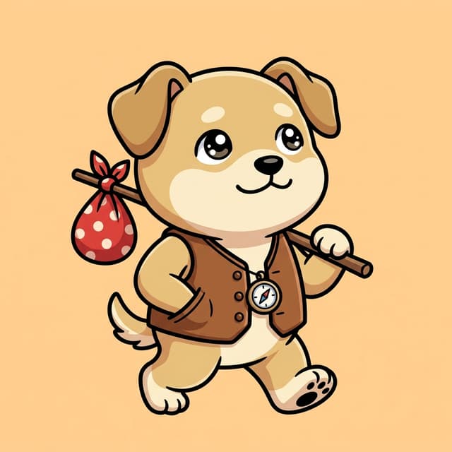 ひとり旅犬